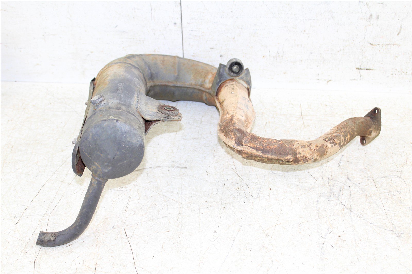2003 Suzuki Quad Sport LT 80 Exhaust Head Pipe Silencer Muffler 43056