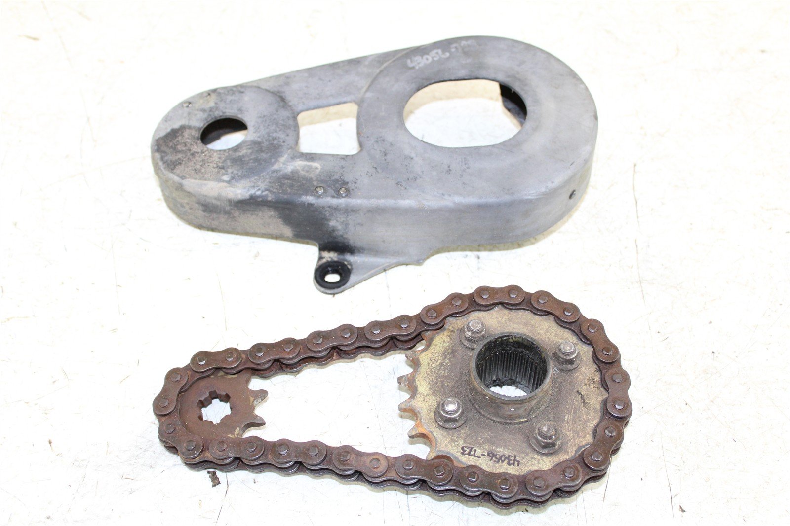 2003 Suzuki Quad Sport LT 80 Front & Rear Sprockets w/ Chain Guard 43056
