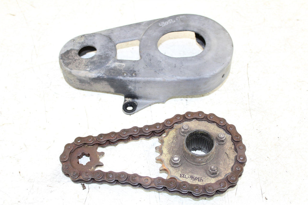 2003 Suzuki Quad Sport LT 80 Front & Rear Sprockets w/ Chain Guard 43056