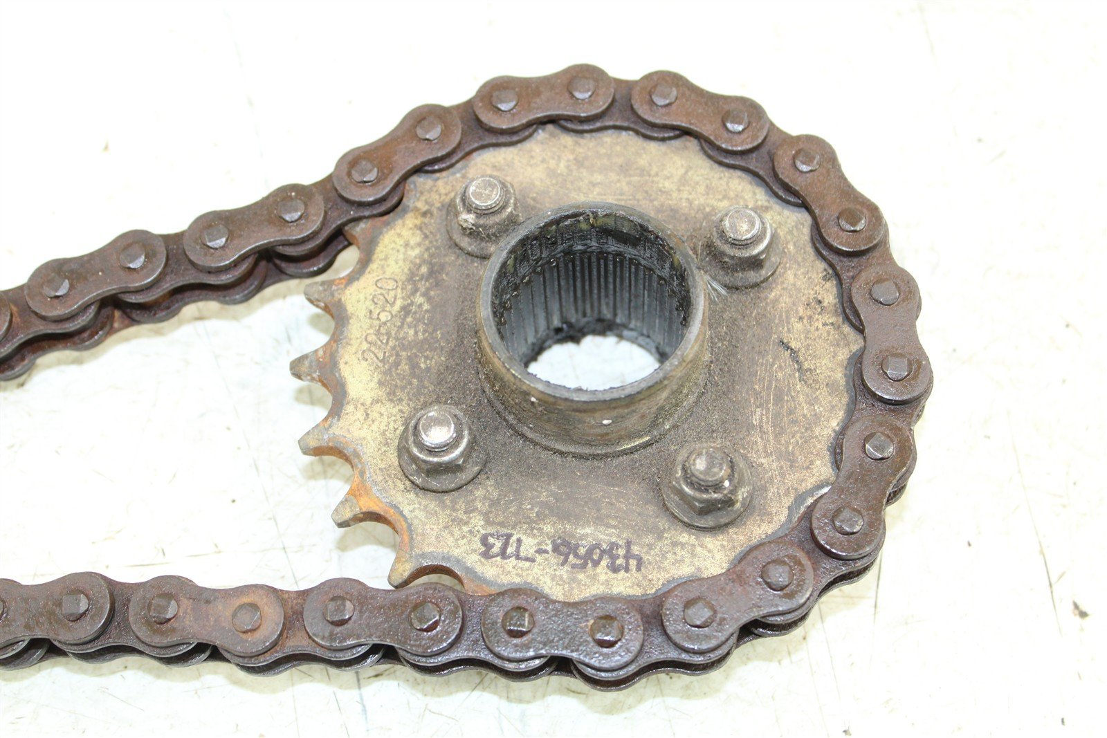 2003 Suzuki Quad Sport LT 80 Front & Rear Sprockets w/ Chain Guard 43056
