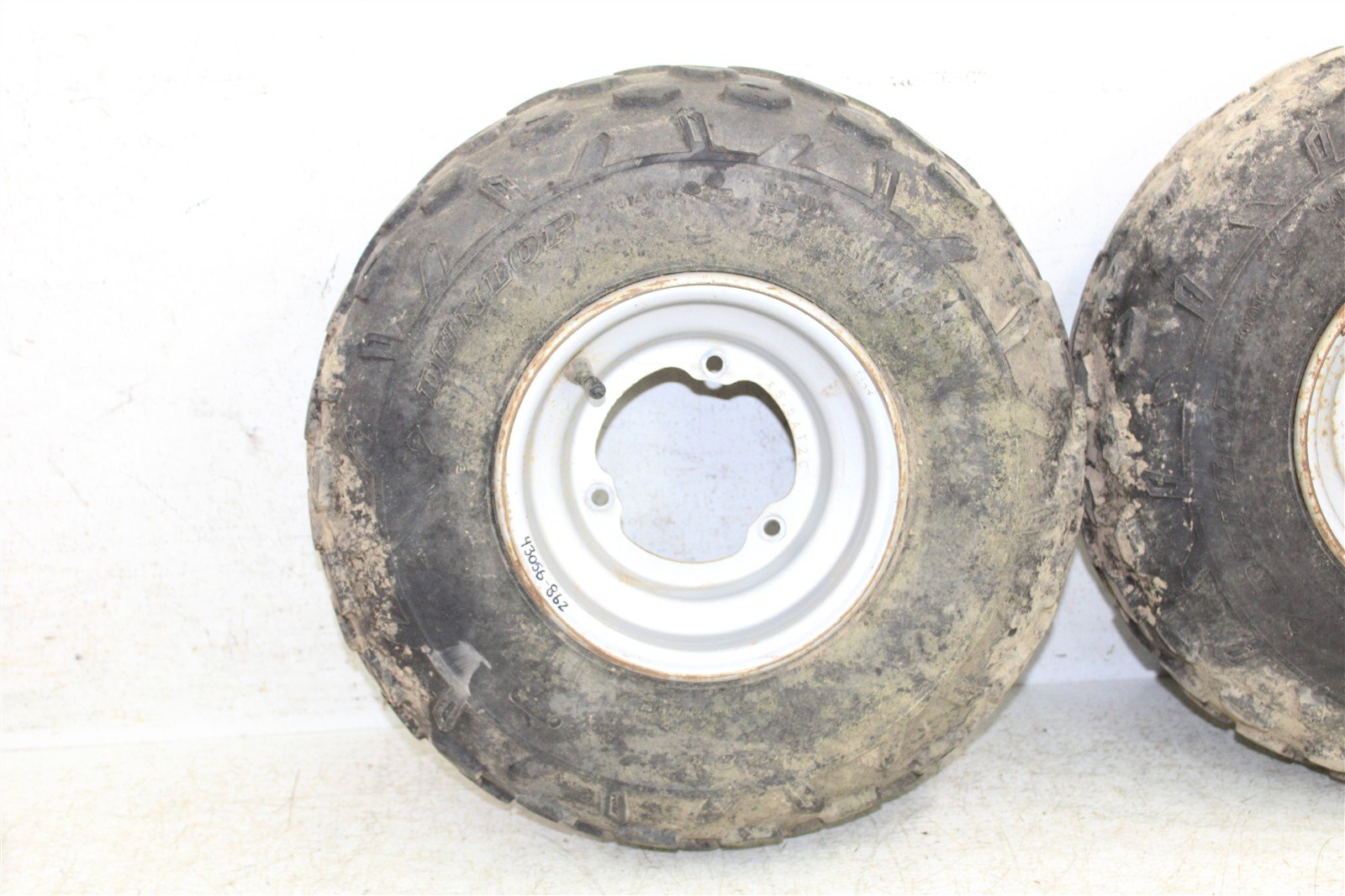 2003 Suzuki Quad Sport LT 80 Front Wheel Set Rims 43056
