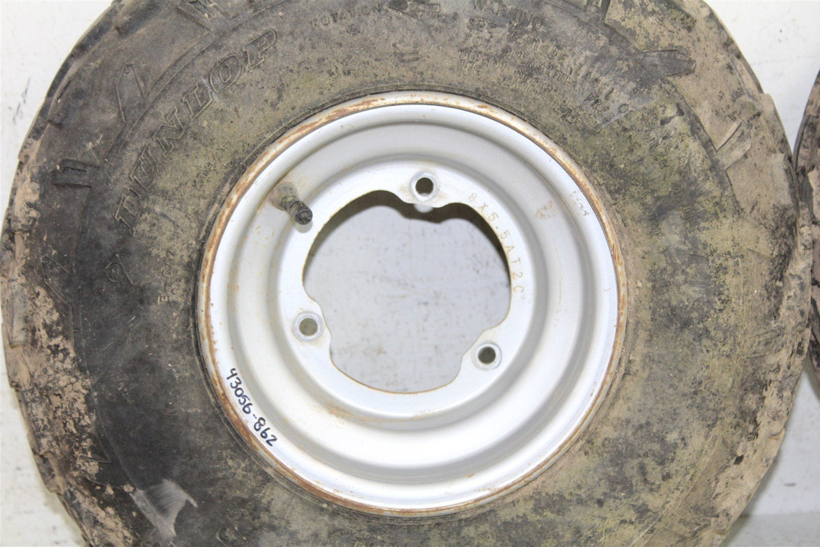 2003 Suzuki Quad Sport LT 80 Front Wheel Set Rims 43056