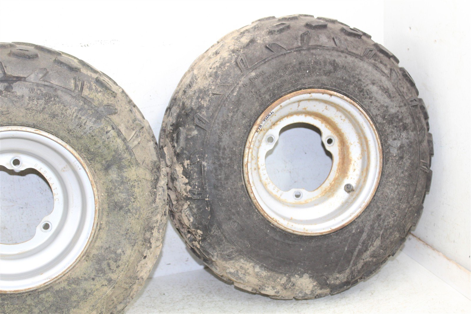 2003 Suzuki Quad Sport LT 80 Front Wheel Set Rims 43056