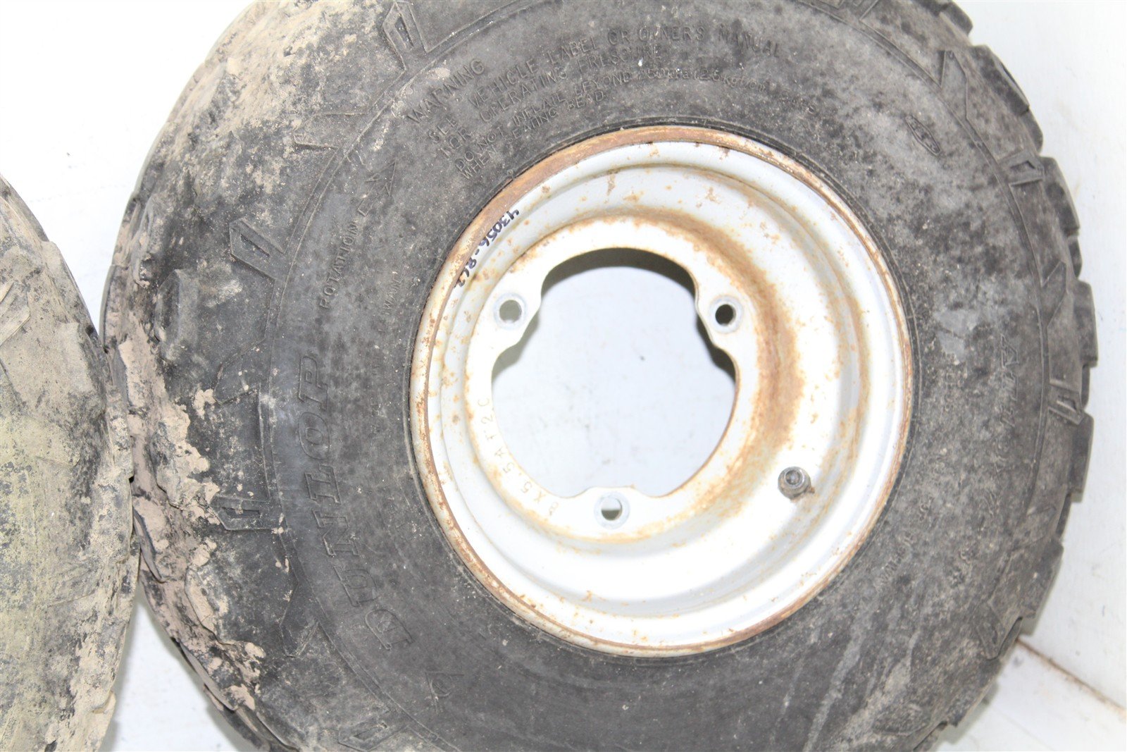 2003 Suzuki Quad Sport LT 80 Front Wheel Set Rims 43056