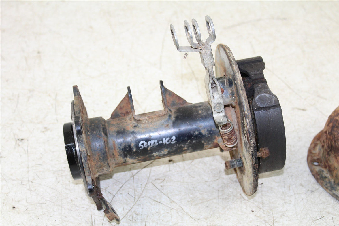 2003 Yamaha Raptor 80 Rear Axle Carrier Housing w/ Brake Drum Assembly 50123