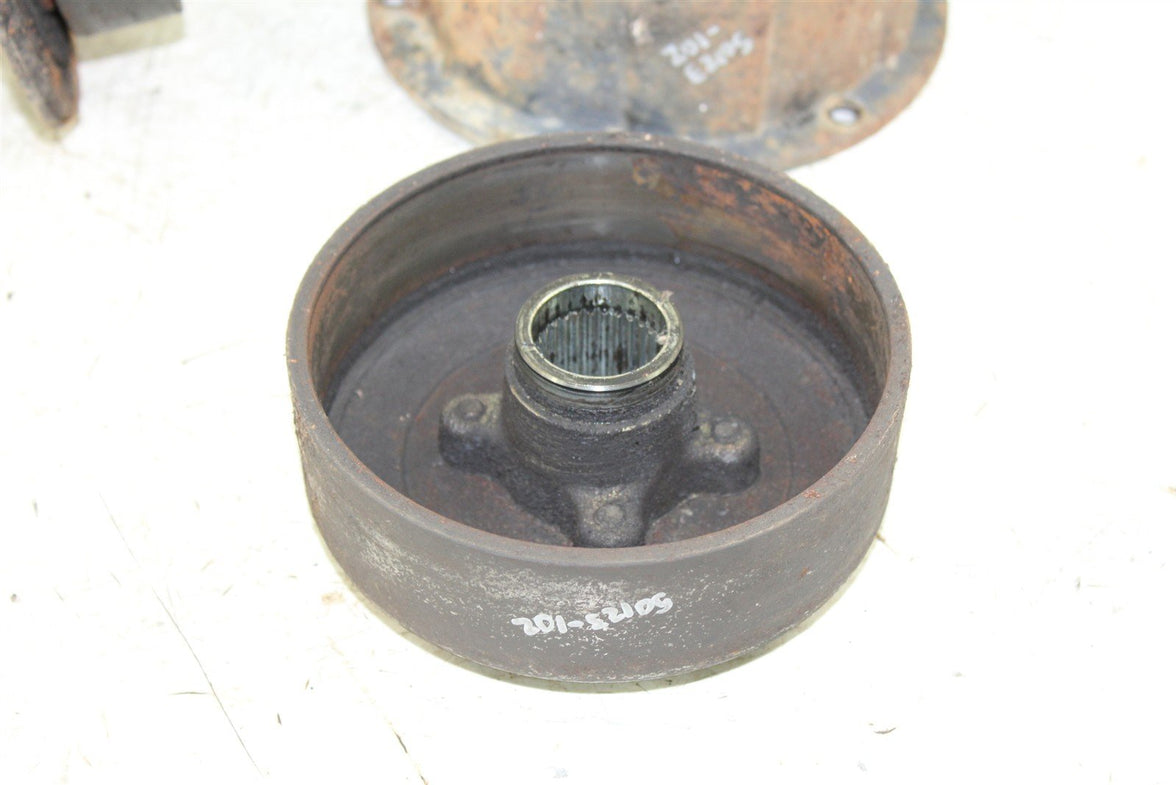2003 Yamaha Raptor 80 Rear Axle Carrier Housing w/ Brake Drum Assembly 50123