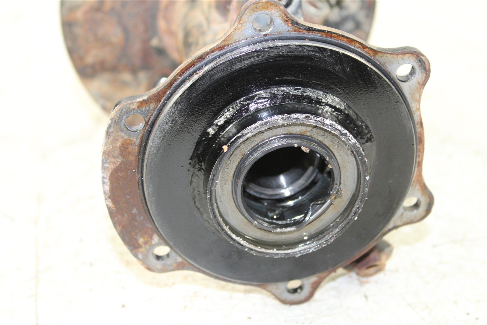 2003 Yamaha Raptor 80 Rear Axle Carrier Housing w/ Brake Drum Assembly 50123