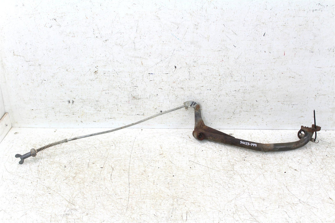 2003 Yamaha Raptor 80 Rear Brake Pedal w/ Push Rod 50123