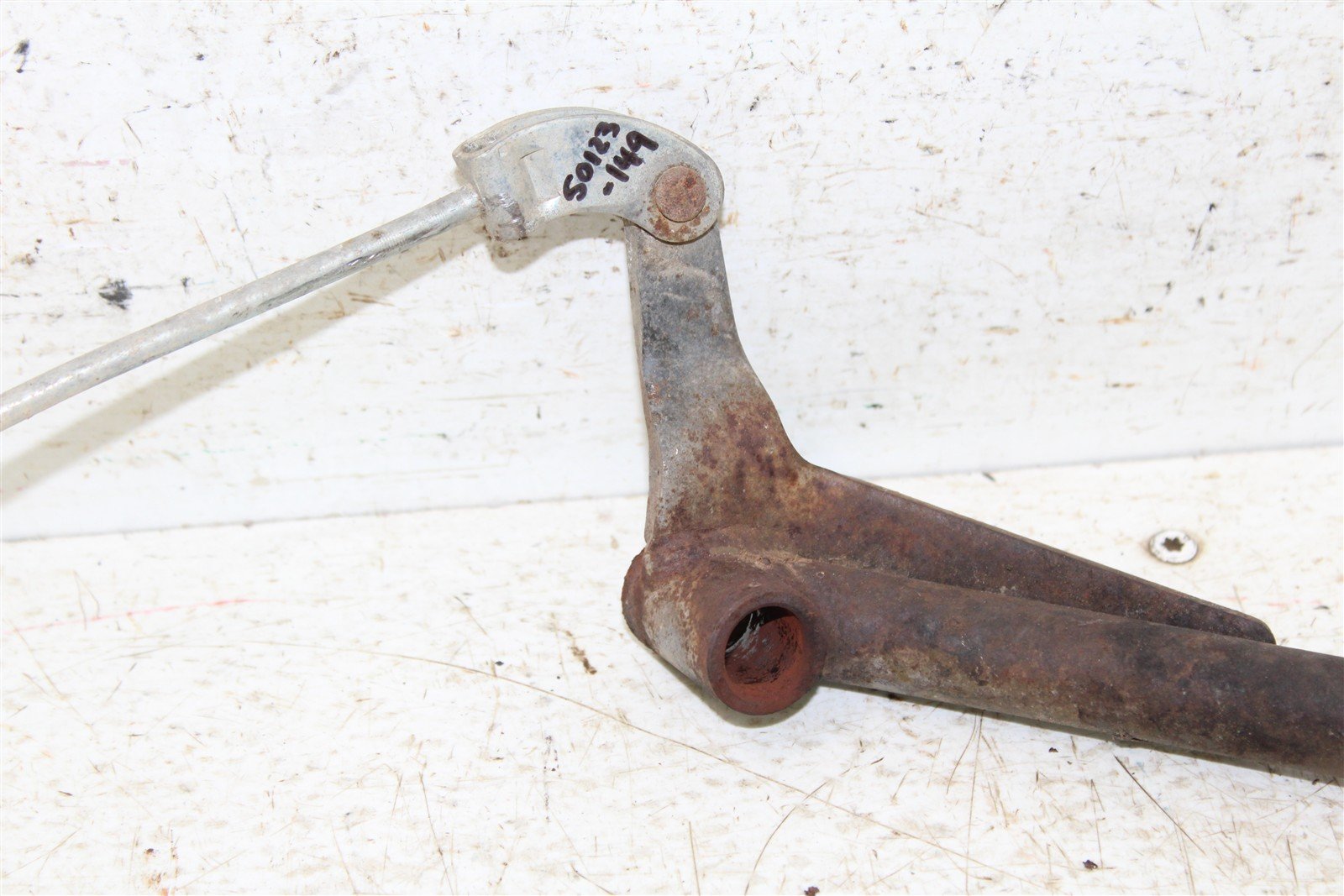 2003 Yamaha Raptor 80 Rear Brake Pedal w/ Push Rod 50123