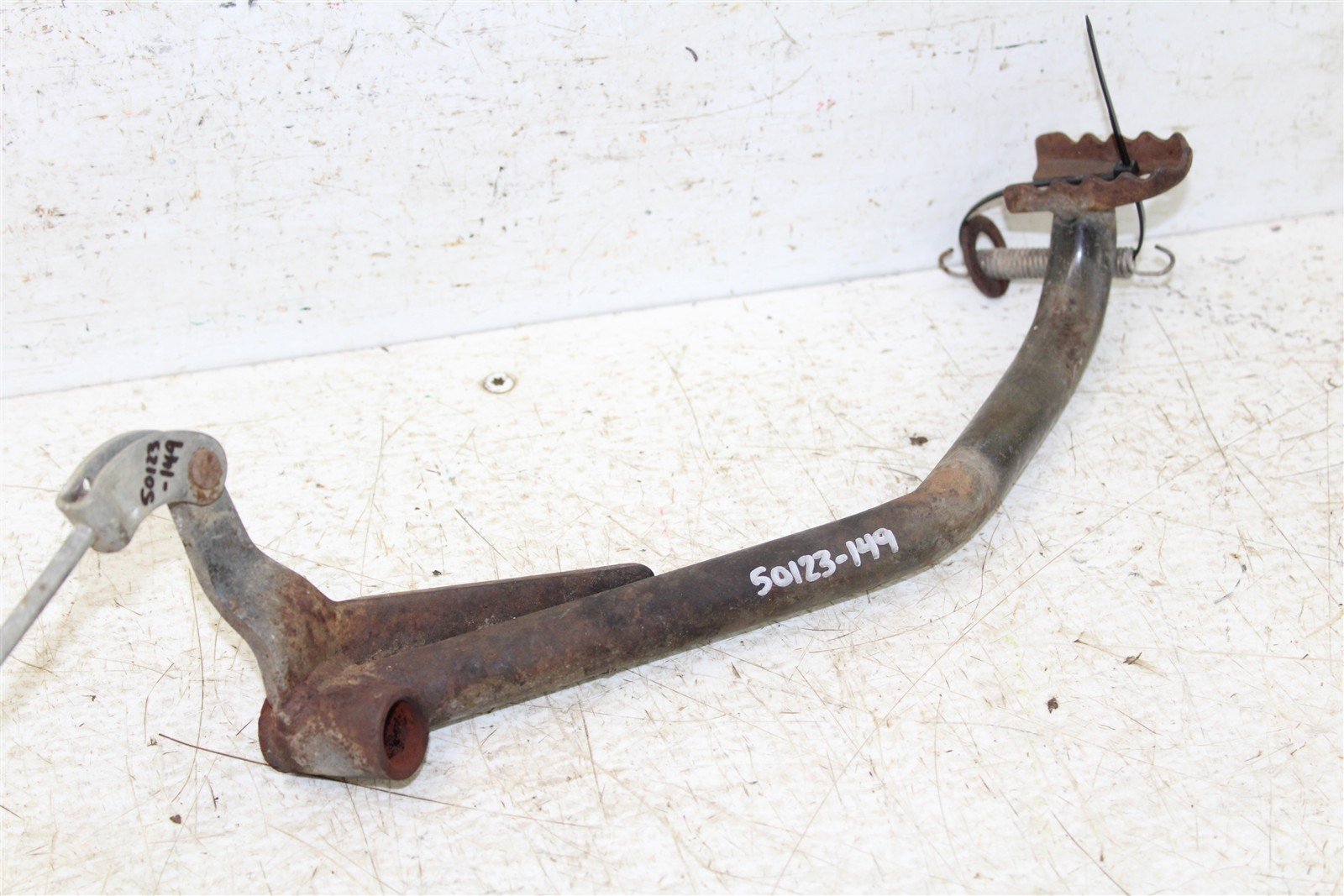 2003 Yamaha Raptor 80 Rear Brake Pedal w/ Push Rod 50123