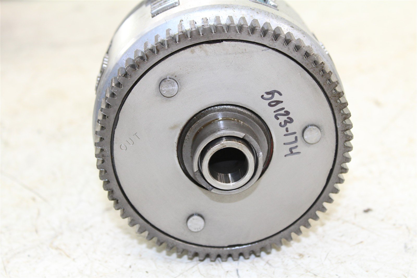 2003 Yamaha Raptor 80 Clutch Basket Inner Hub Pressure Plate 50123