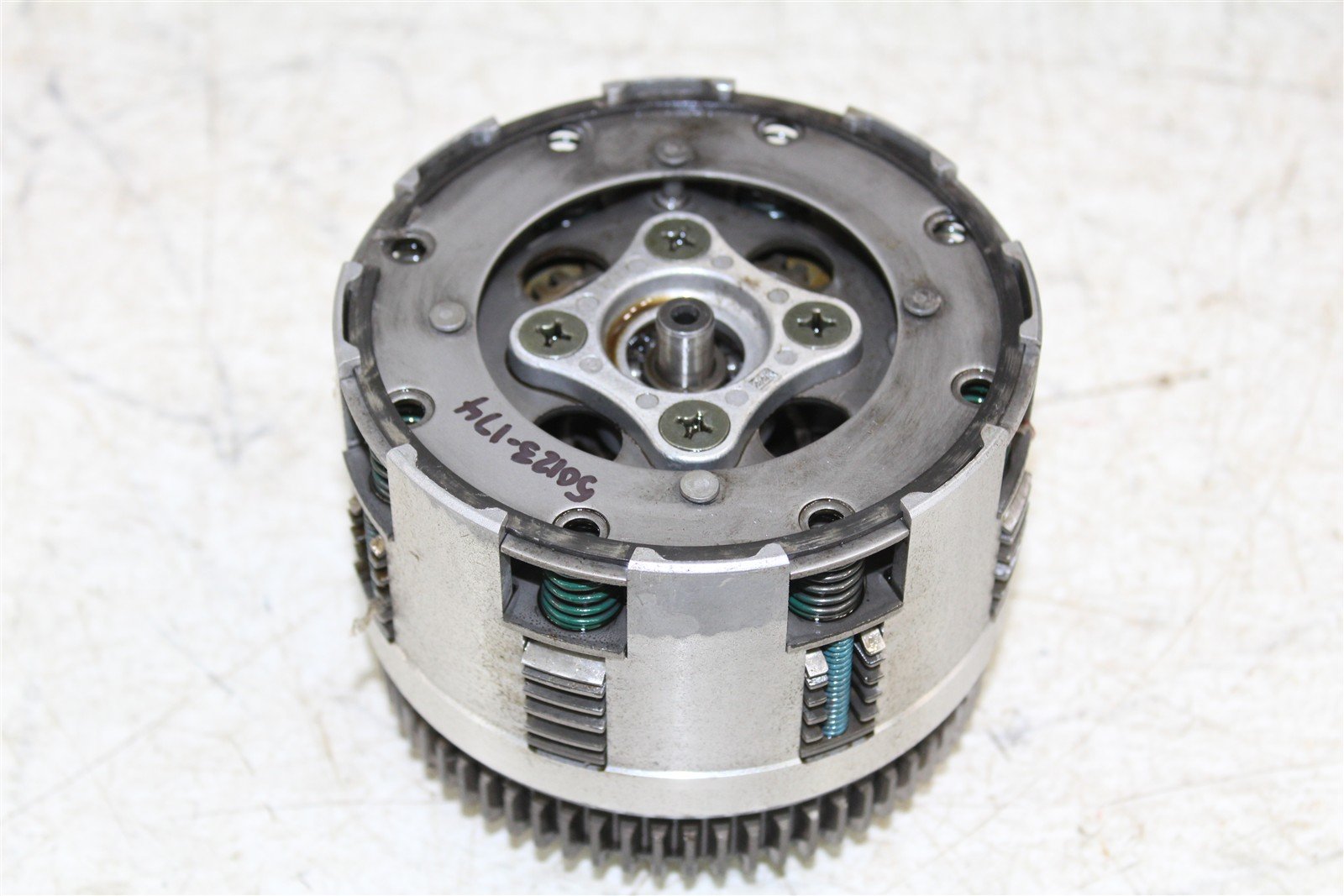 2003 Yamaha Raptor 80 Clutch Basket Inner Hub Pressure Plate 50123