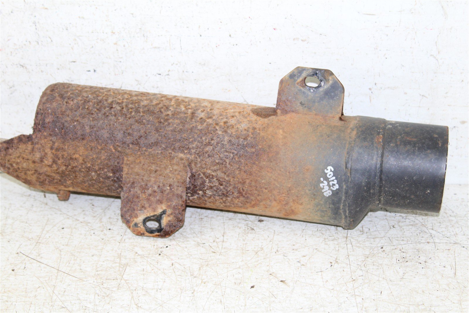 2003 Yamaha Raptor 80 Exhaust Head Pipe Silencer Muffler 50123
