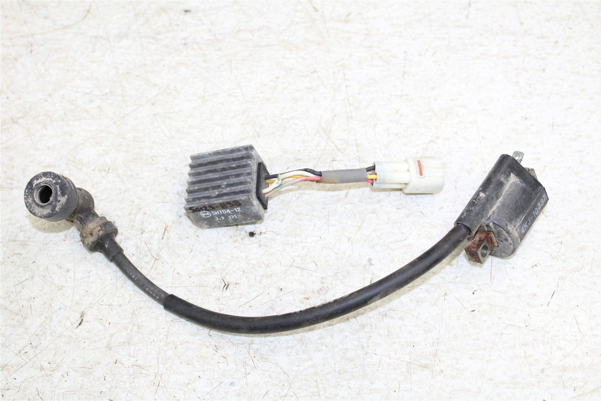 2003 Yamaha Raptor 80 Ignition Coil Wire Plug Boot w/ Voltage Regulator 50123