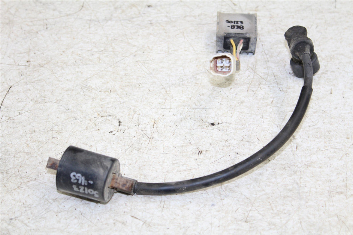 2003 Yamaha Raptor 80 Ignition Coil Wire Plug Boot w/ Voltage Regulator 50123