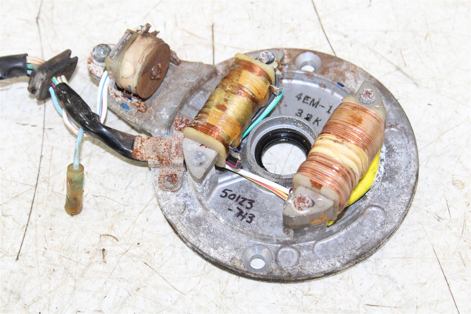 2003 Yamaha Raptor 80 Stator Magneto Generator Coil 50123