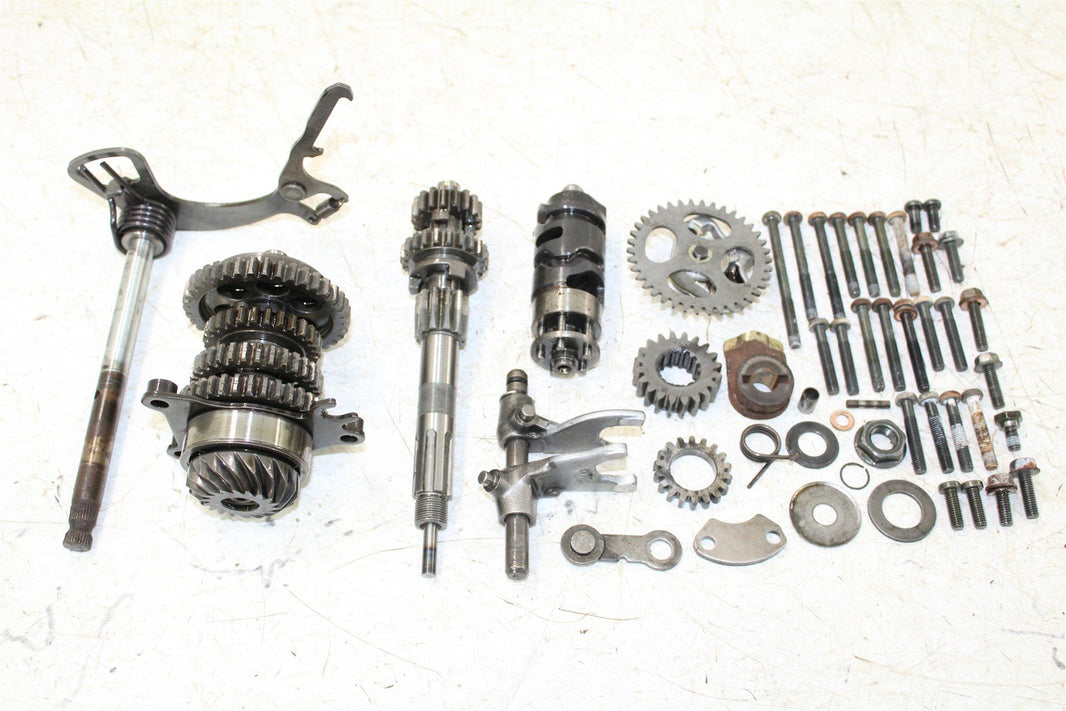 2003 Yamaha Raptor 80 Transmission Gears Shift Shaft Forks Drum 50123