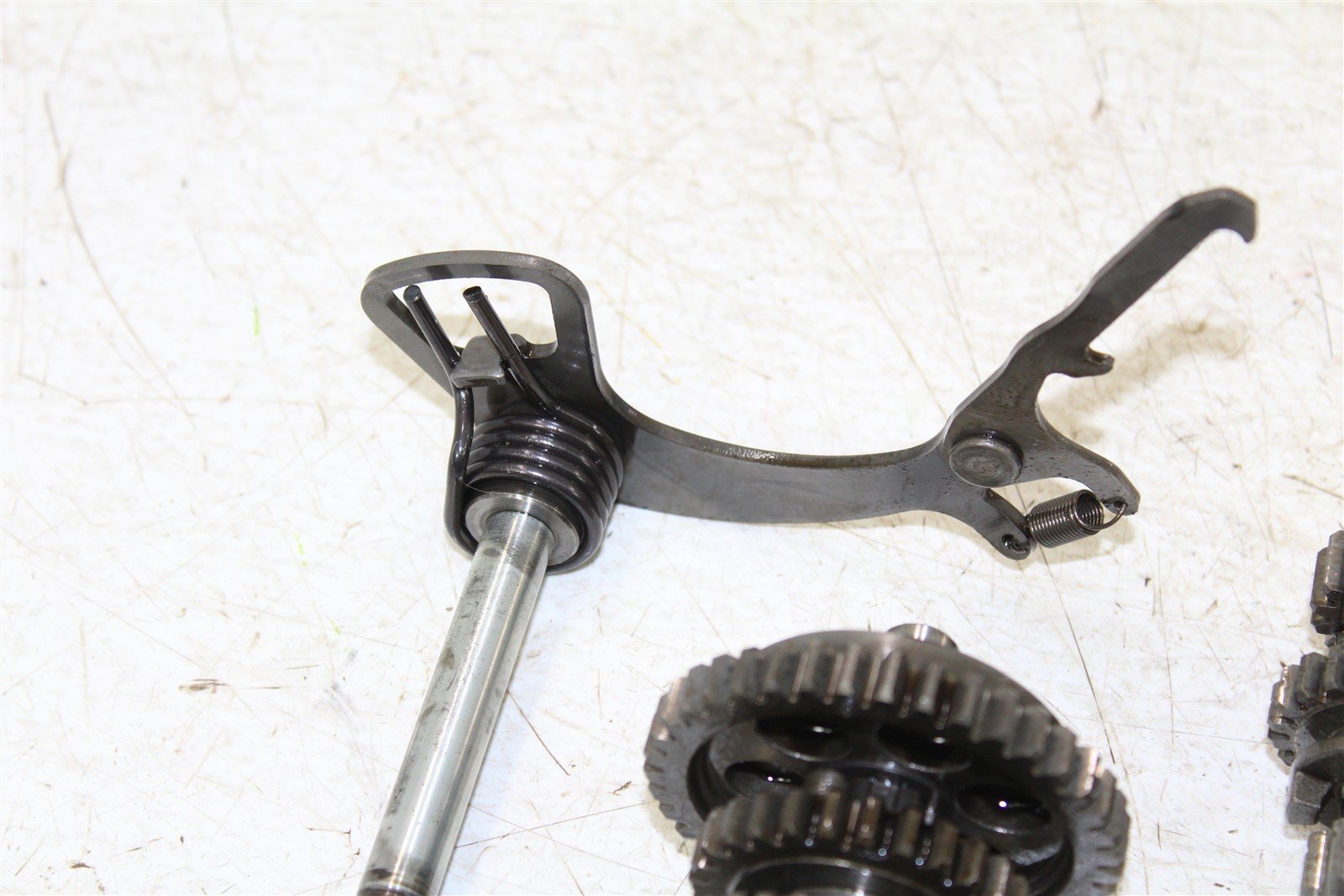 2003 Yamaha Raptor 80 Transmission Gears Shift Shaft Forks Drum 50123