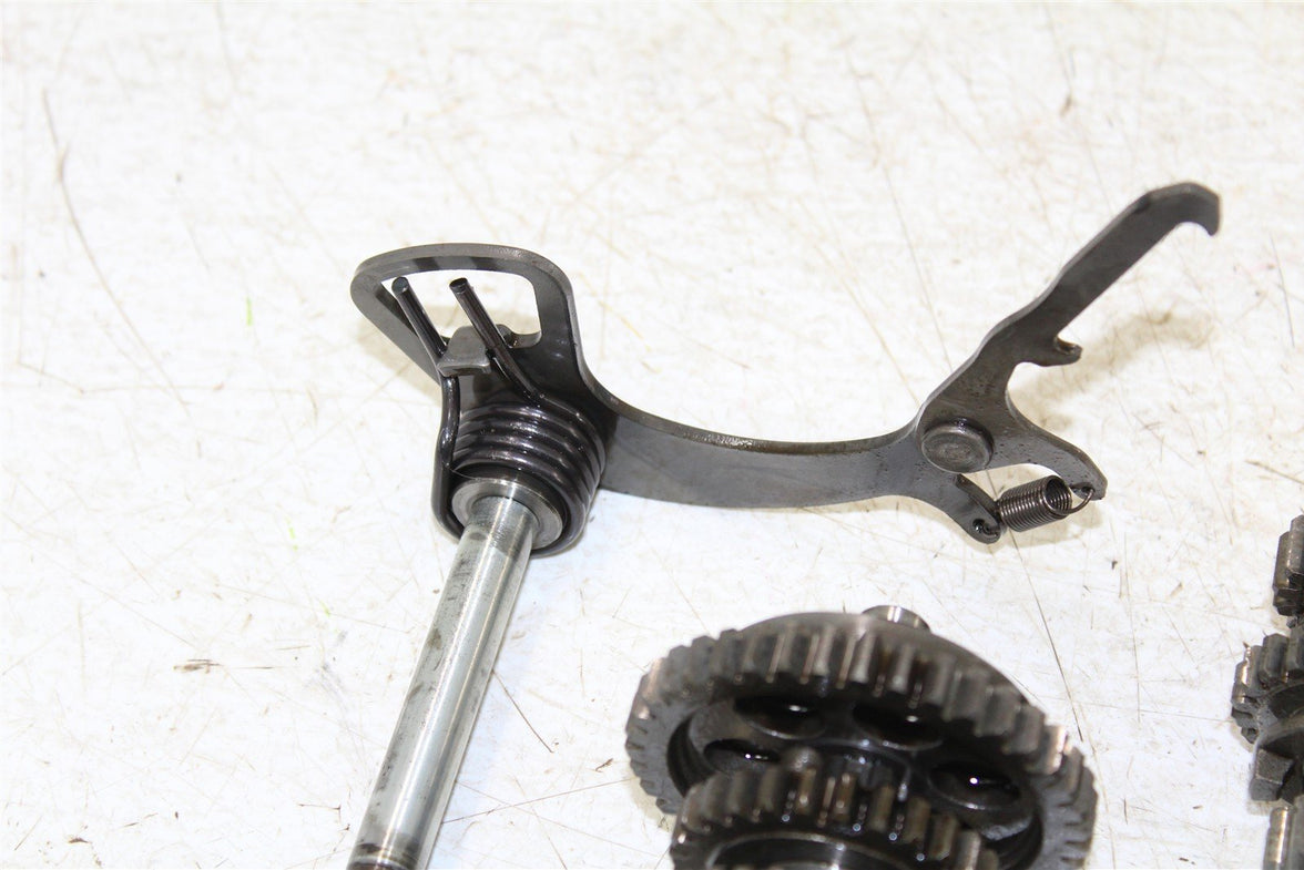 2003 Yamaha Raptor 80 Transmission Gears Shift Shaft Forks Drum 50123
