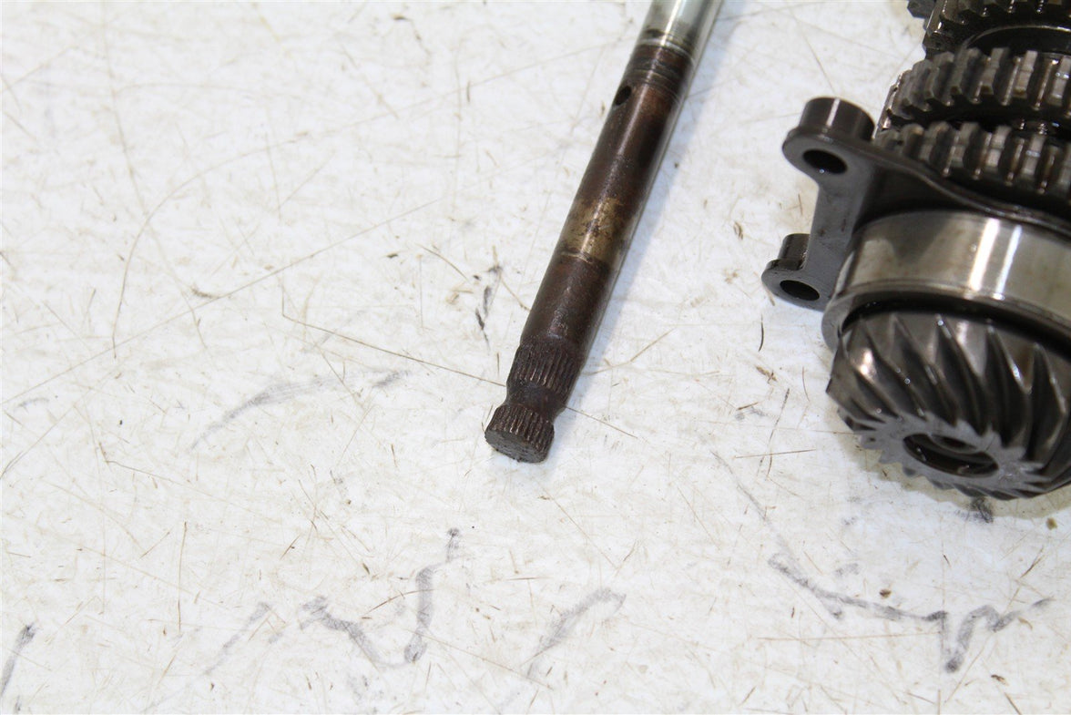 2003 Yamaha Raptor 80 Transmission Gears Shift Shaft Forks Drum 50123