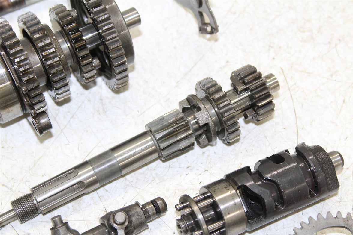 2003 Yamaha Raptor 80 Transmission Gears Shift Shaft Forks Drum 50123