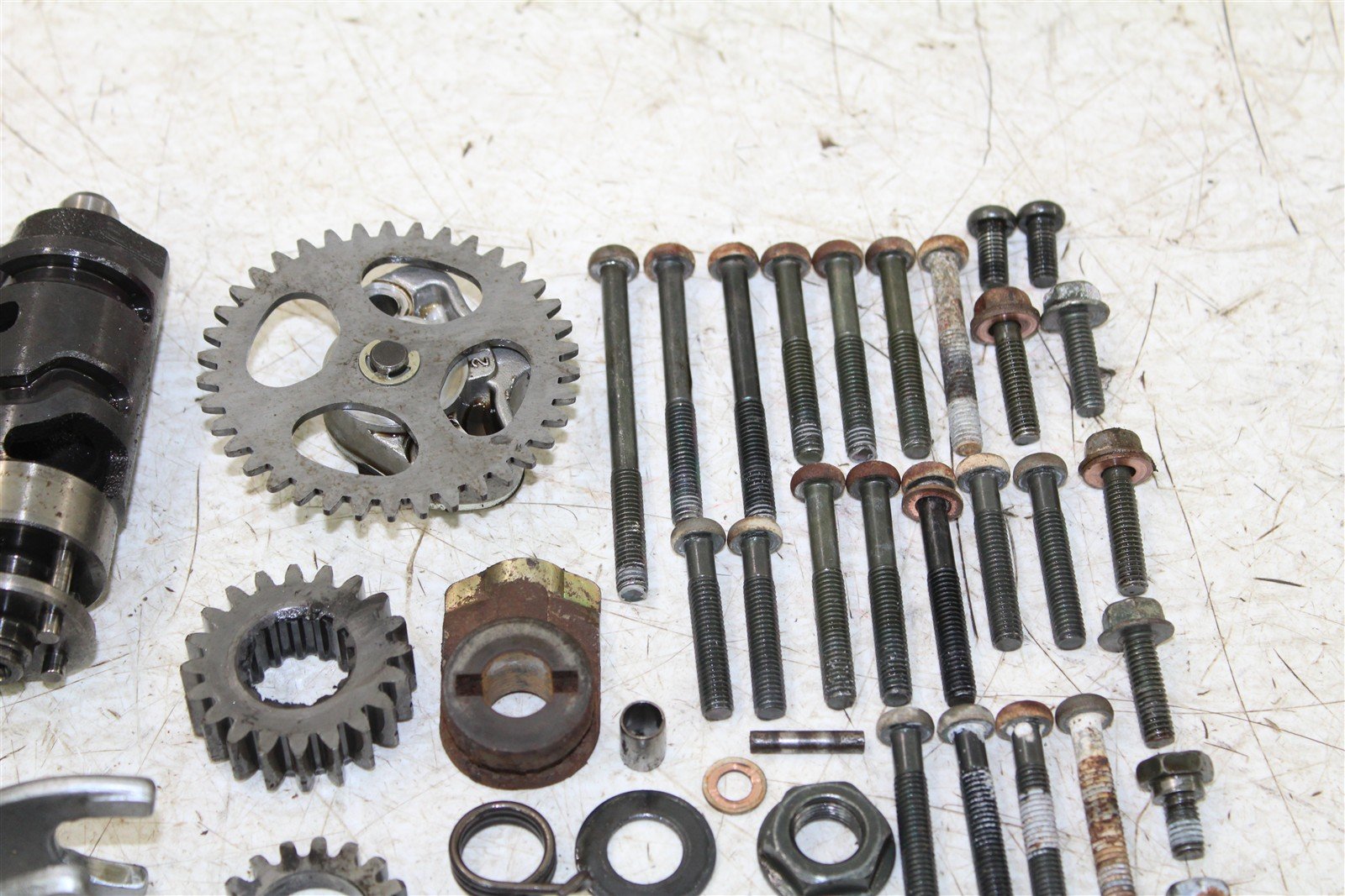 2003 Yamaha Raptor 80 Transmission Gears Shift Shaft Forks Drum 50123