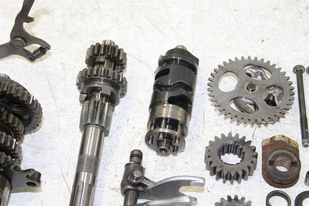 2003 Yamaha Raptor 80 Transmission Gears Shift Shaft Forks Drum 50123