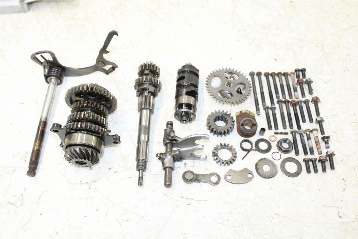 2003 Yamaha Raptor 80 Transmission Gears Shift Shaft Forks Drum 50123