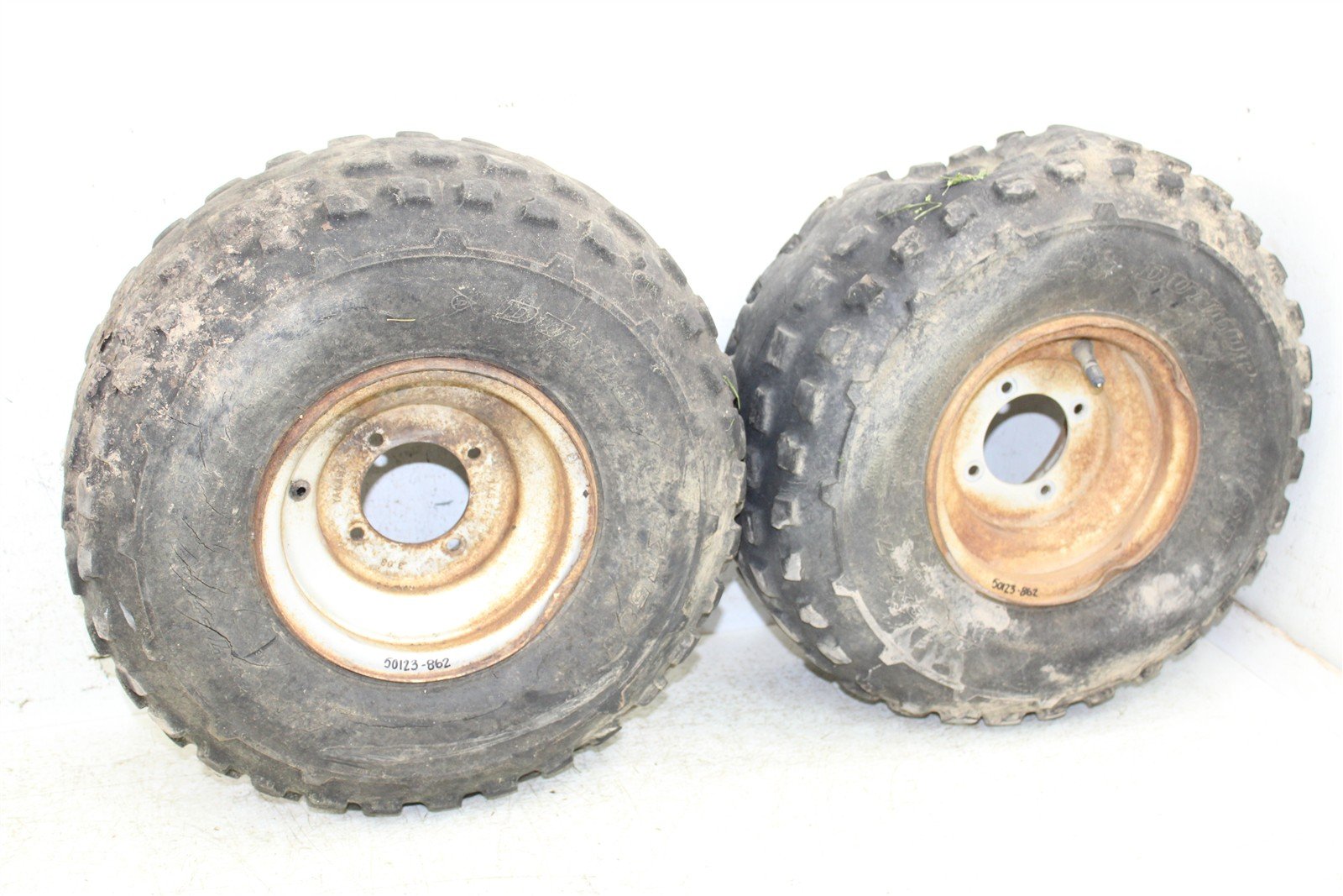 2003 Yamaha Raptor 80 Front Wheel Set Rims 50123