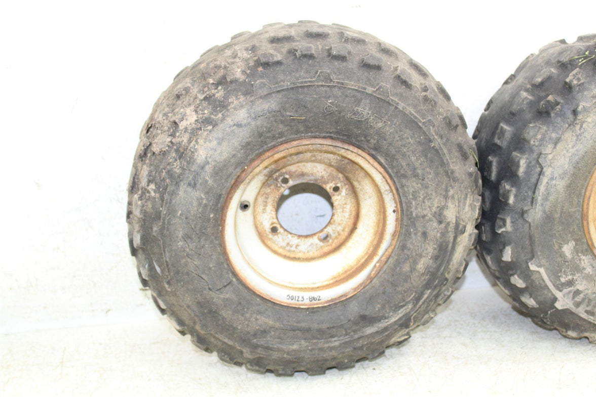 2003 Yamaha Raptor 80 Front Wheel Set Rims 50123