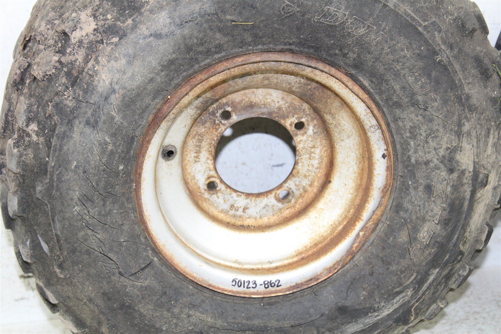 2003 Yamaha Raptor 80 Front Wheel Set Rims 50123