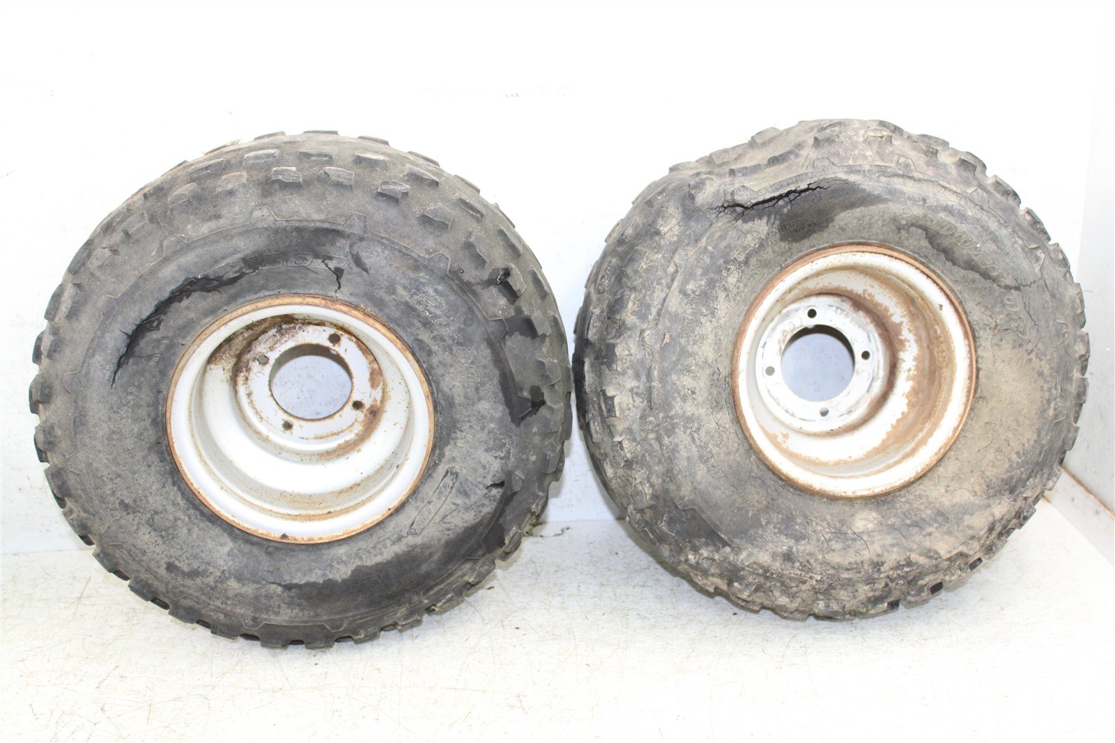 2003 Yamaha Raptor 80 Front Wheel Set Rims 50123