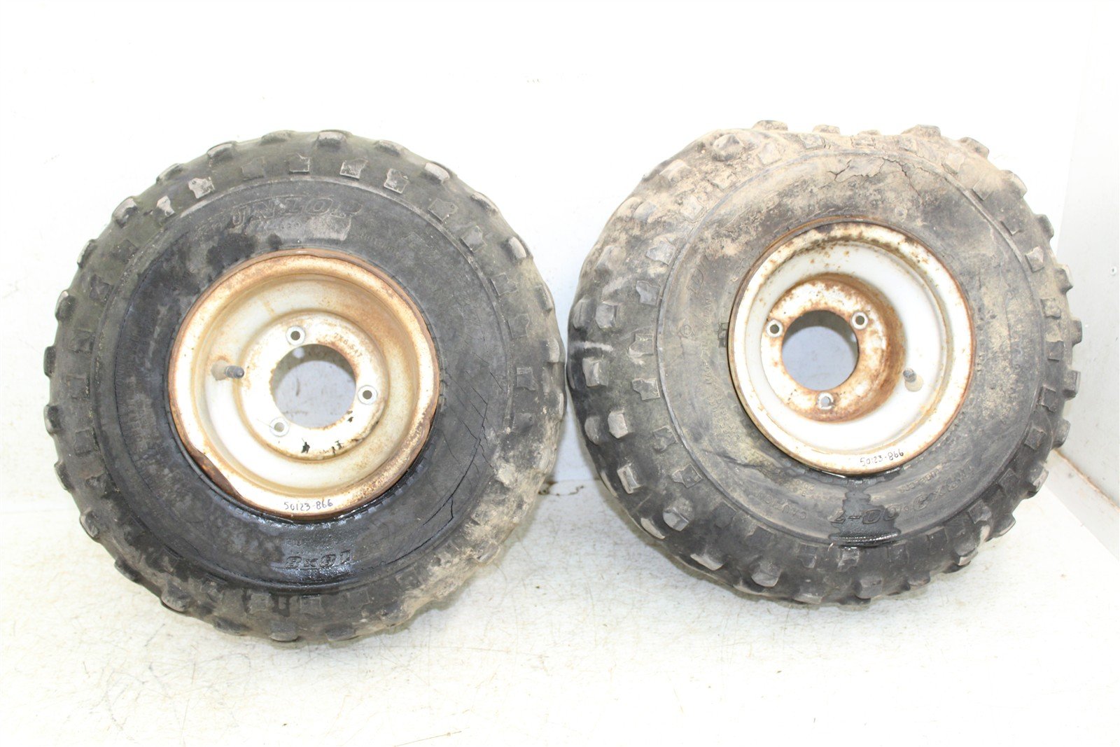 2003 Yamaha Raptor 80 Rear Wheel Set Rims 50123
