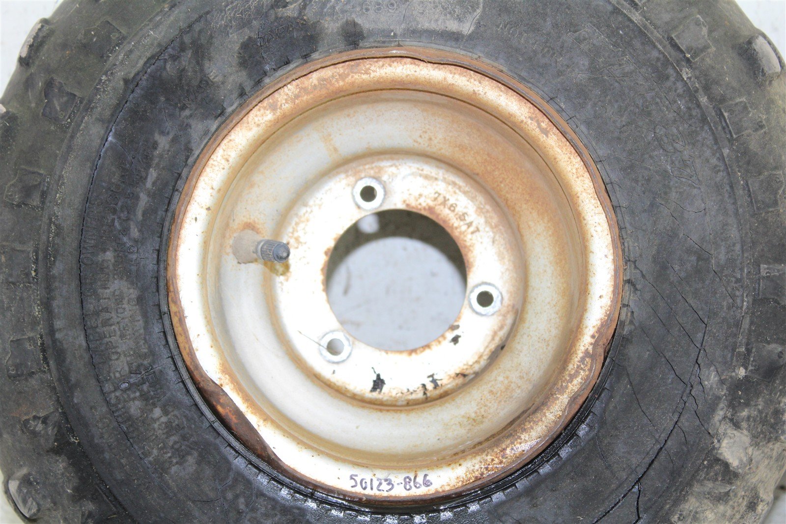 2003 Yamaha Raptor 80 Rear Wheel Set Rims 50123