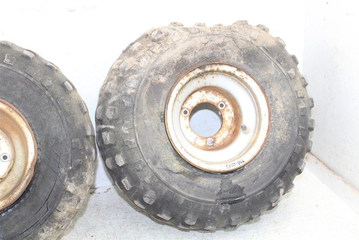 2003 Yamaha Raptor 80 Rear Wheel Set Rims 50123
