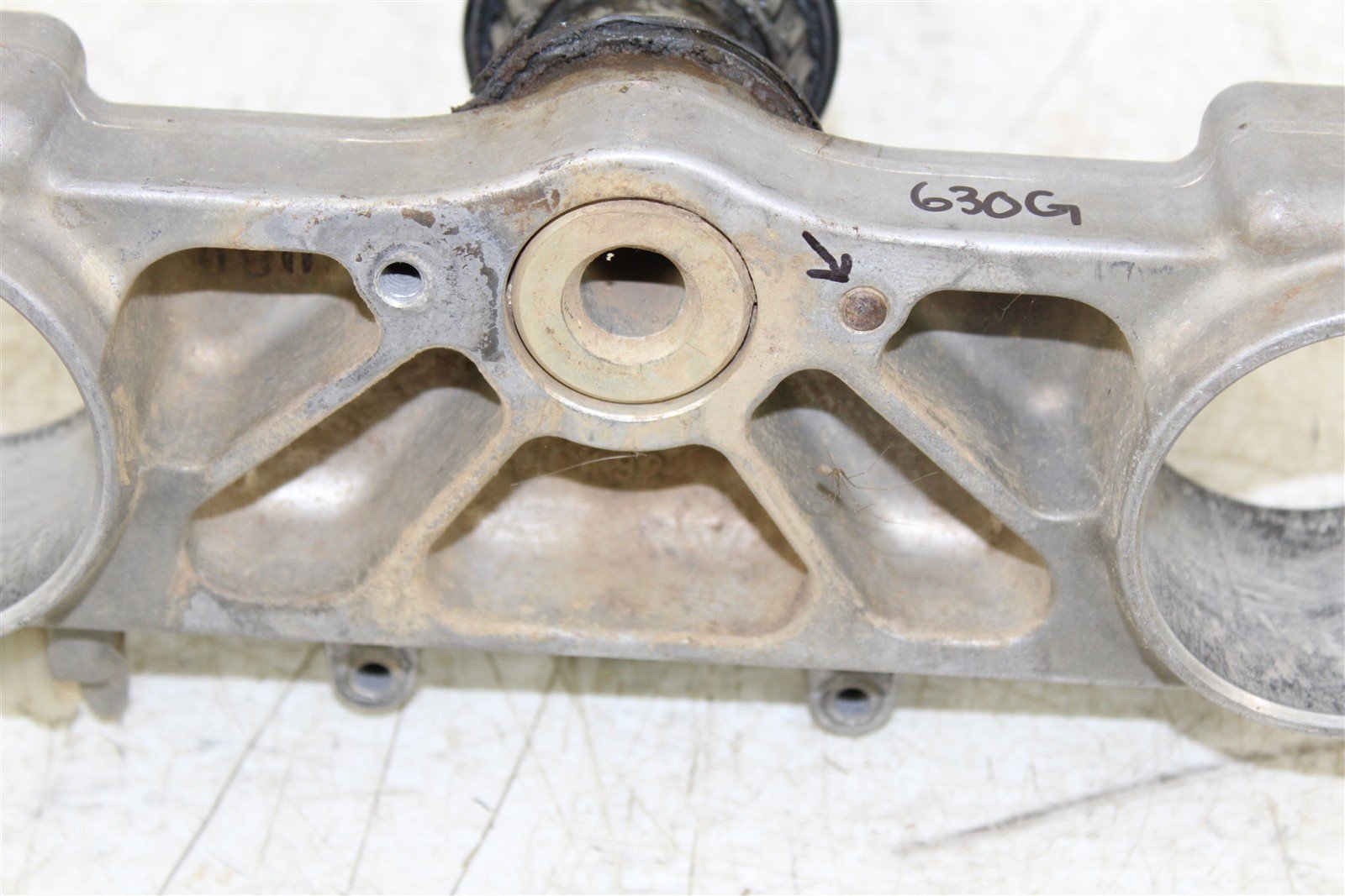 2009 Honda CRF 450R Lower Triple Tree Clamp Steering Stem 630G