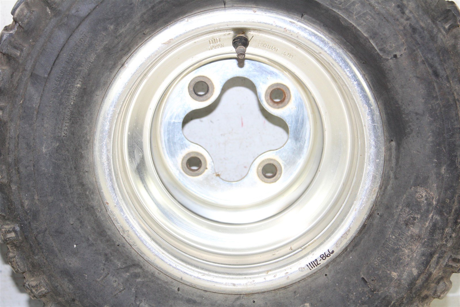 2002 Honda TRX 300EX Rear Wheel Set Rims 11112