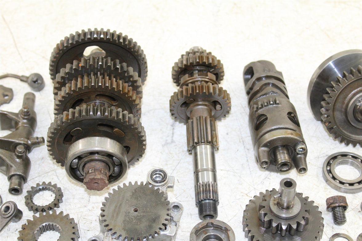 2002 Honda TRX 300EX Transmission Gears Shift Shaft Forks Drum 11112