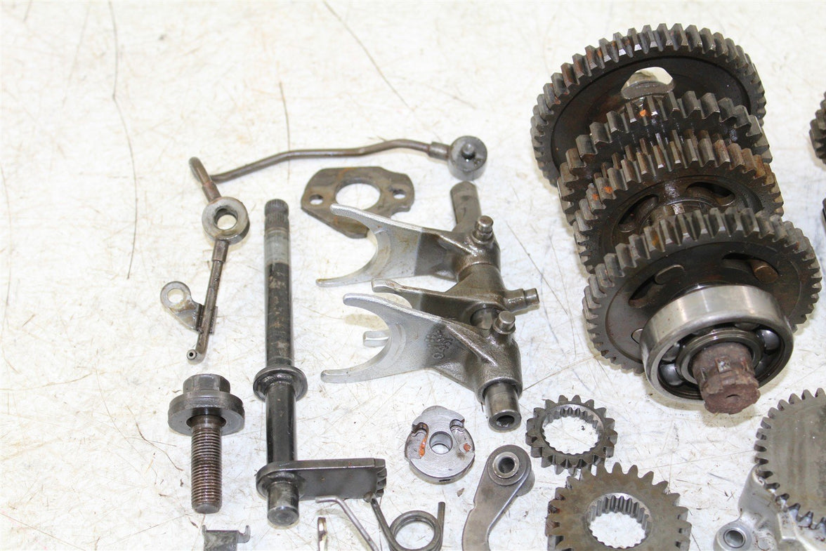 2002 Honda TRX 300EX Transmission Gears Shift Shaft Forks Drum 11112