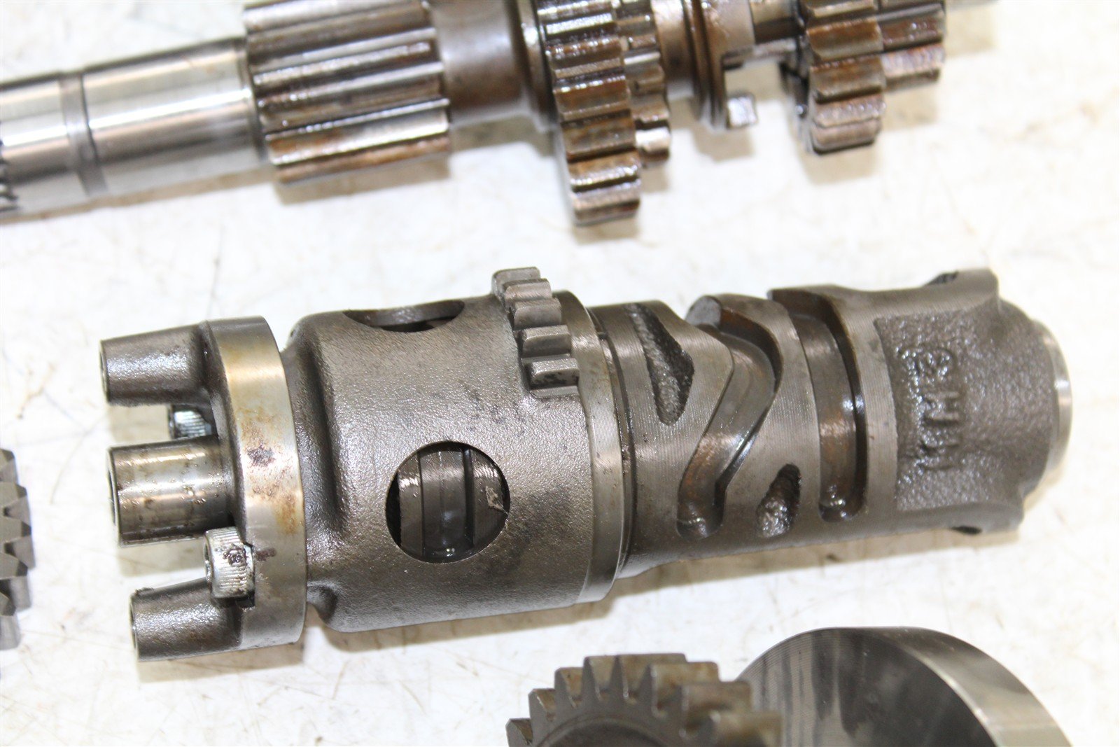 2002 Honda TRX 300EX Transmission Gears Shift Shaft Forks Drum 11112