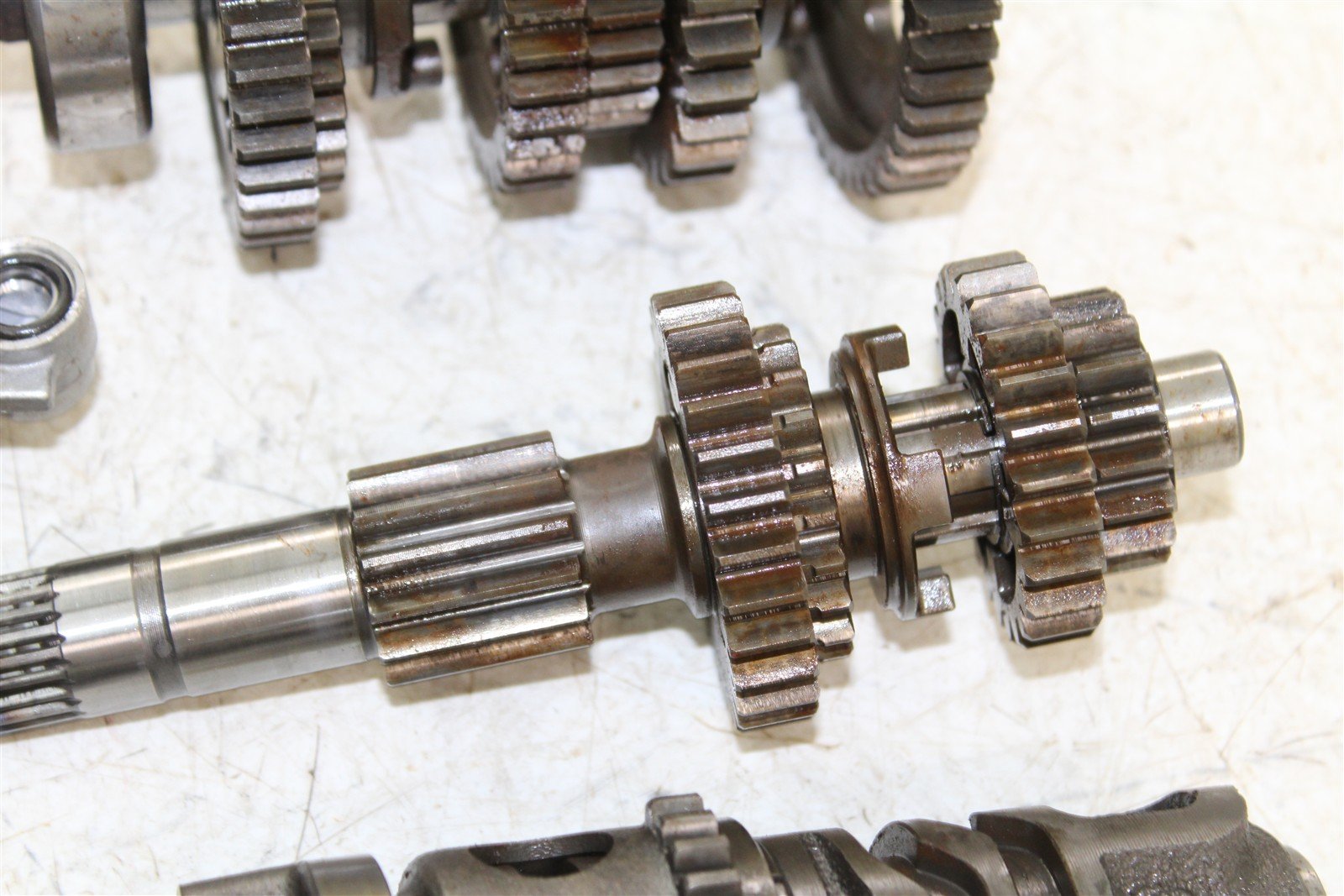2002 Honda TRX 300EX Transmission Gears Shift Shaft Forks Drum 11112