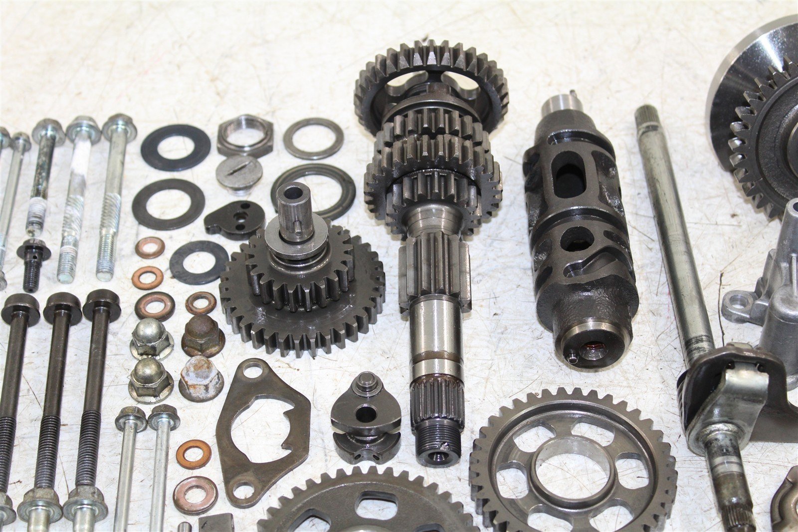 1988 Honda Fourtrax 300 4x4 Transmission Gears Shift Shaft Forks Drum 11113
