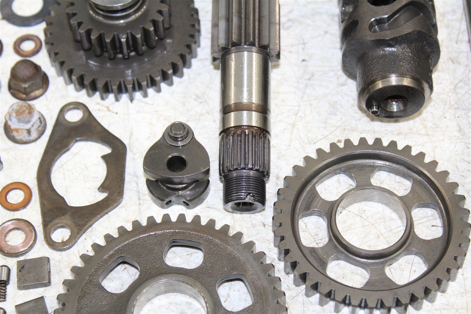 1988 Honda Fourtrax 300 4x4 Transmission Gears Shift Shaft Forks Drum 11113