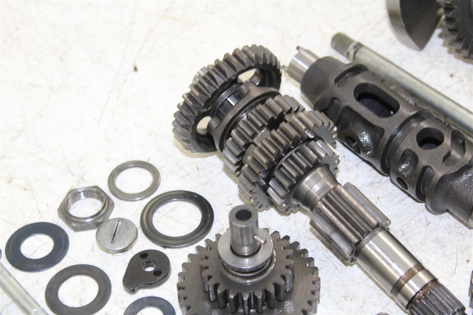 1988 Honda Fourtrax 300 4x4 Transmission Gears Shift Shaft Forks Drum 11113