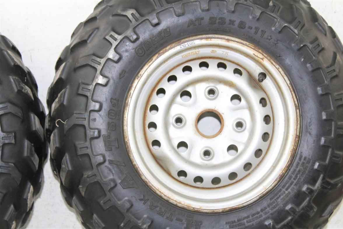 1988 Honda Fourtrax 300 4x4 Front Wheel Set Rims 11113