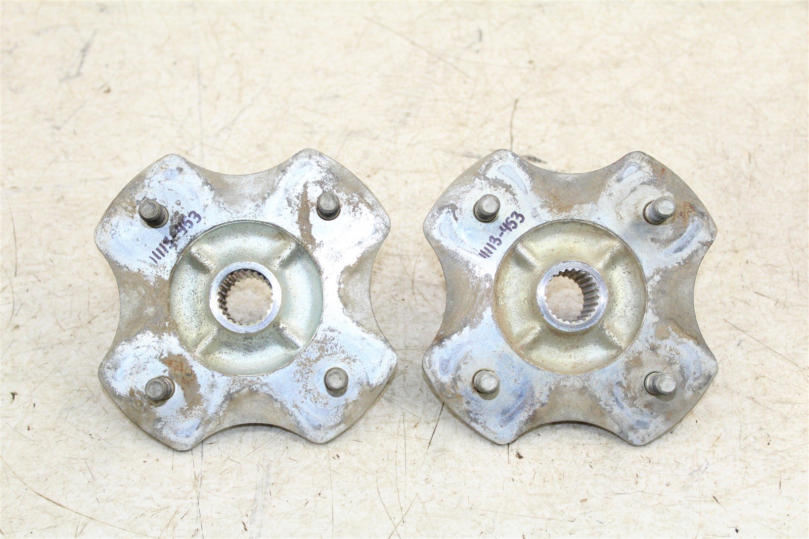 1988 Honda Fourtrax 300 4x4 Rear Hubs Wheel Mounts 11113