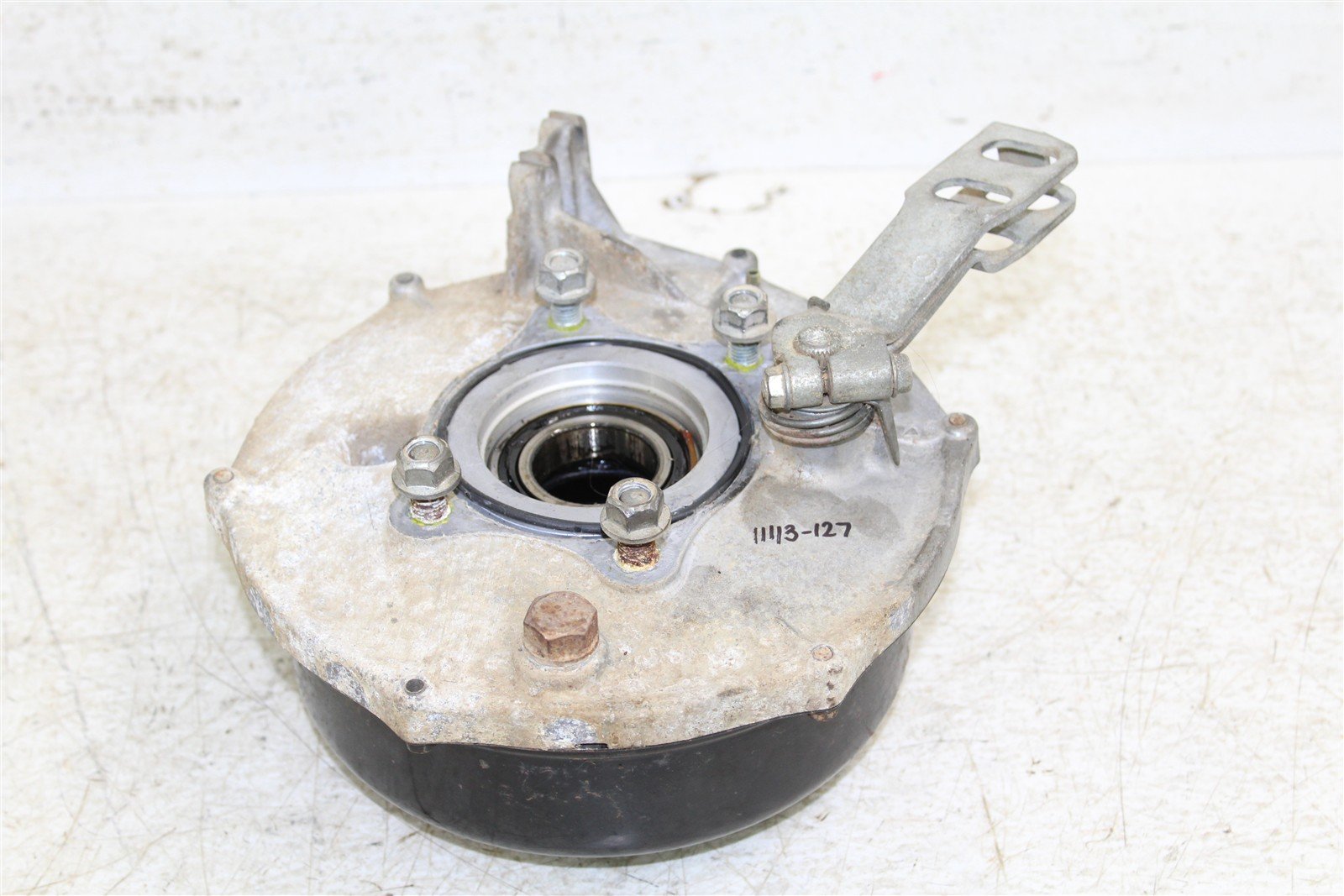 1988 Honda Fourtrax 300 4x4 Rear Brake Drum Backing Plate Panel w/ Cover 11113