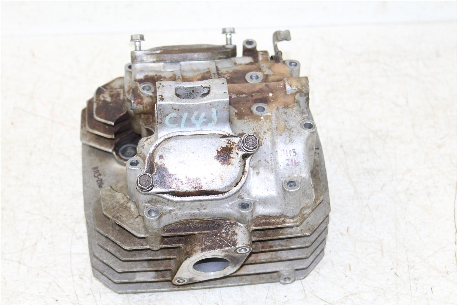 1988 Honda Fourtrax 300 4x4 Cylinder Head Valve Cover Rockers READ DESCRIP 11113