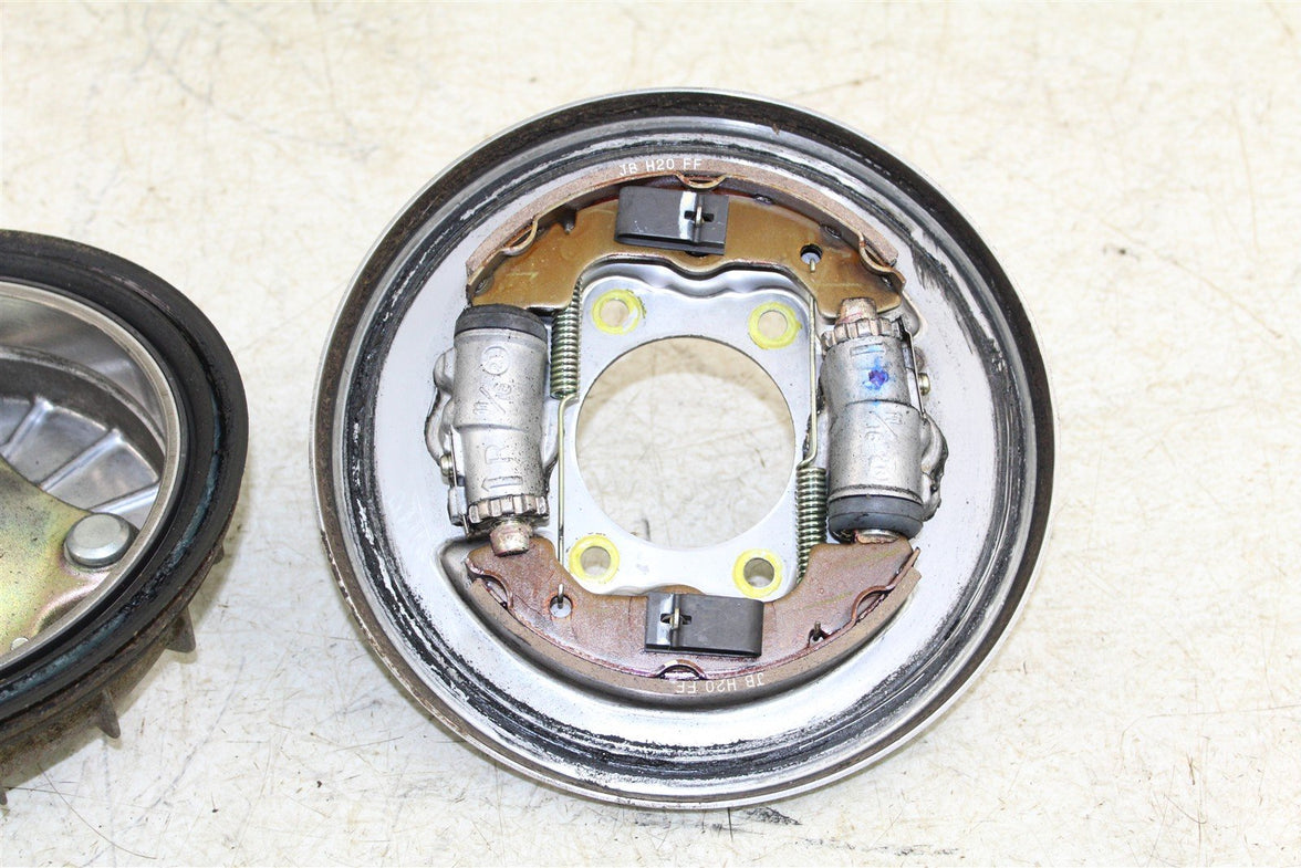 1988 Honda Fourtrax 300 4x4 Front Right Brake Drum Backing Plate Panel Hub 11113