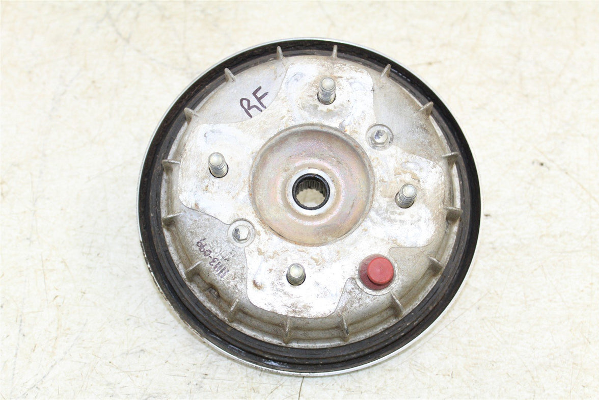 1988 Honda Fourtrax 300 4x4 Front Right Brake Drum Backing Plate Panel Hub 11113
